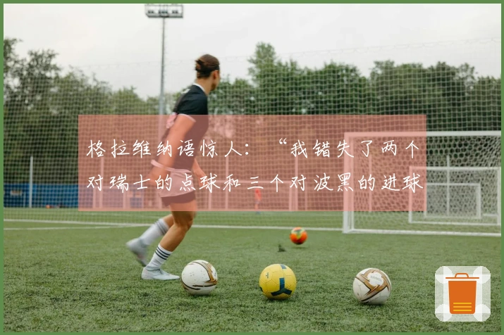 格拉维纳语惊人：“我错失了两个对瑞士的点球和三个对波黑的进球机会”